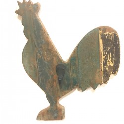 Patère Porte Manteau Coq Poule Embleme Francia