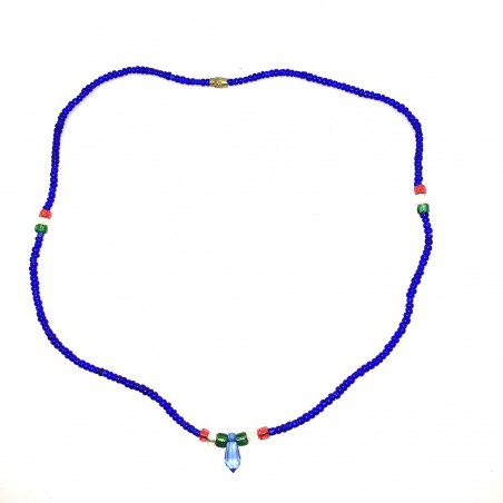 Massai Pearls Blue Jewel Collana Etnica Africa