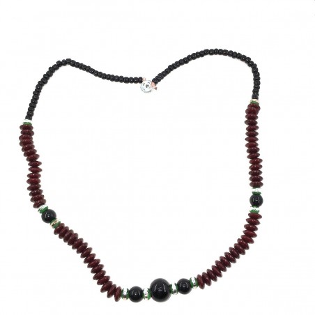 Collana Africa Artigianale Burkina Bijou Perle