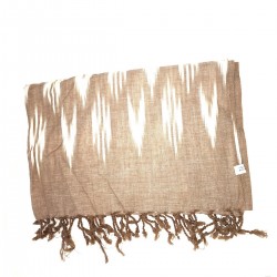 Scarf Ikat Brown Etole India Cheich