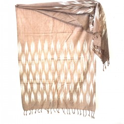 Scarf Ikat Brown Etole India Cheich