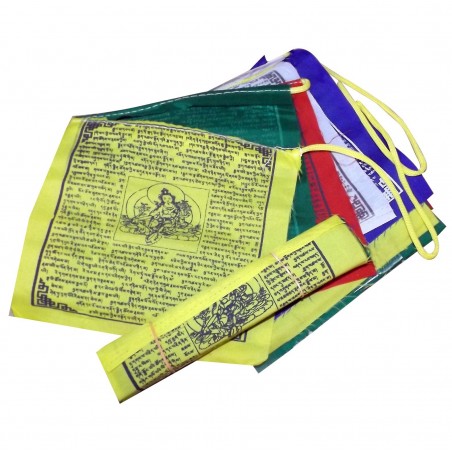 Bandiera ghirlanda Tibet Buddismo Himalayano Preghiere Mantra