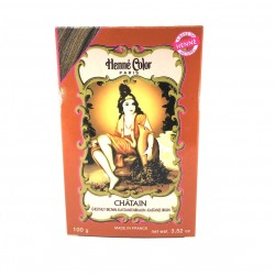 Henna polvo marrón colorante natural cabello natural