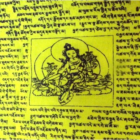 Bandiera ghirlanda Tibet Buddismo Himalayano Preghiere Mantra