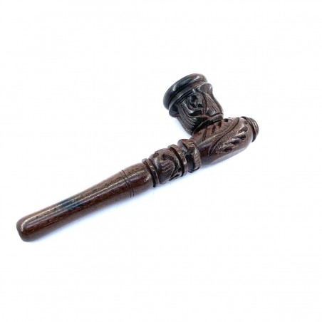 Pipa Artisanale Legno Fumo India