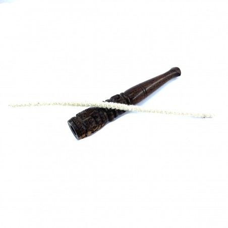 Fuma puerta de cigarrillos tallado filtro de madera punta fumar humo