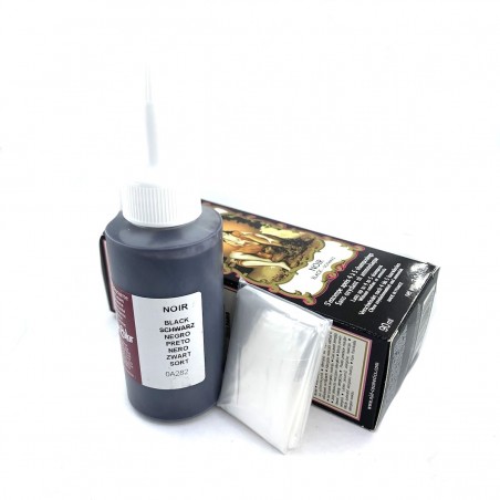 Henna in Schwarz Creme Schnelle natürliche Haarfarbe.