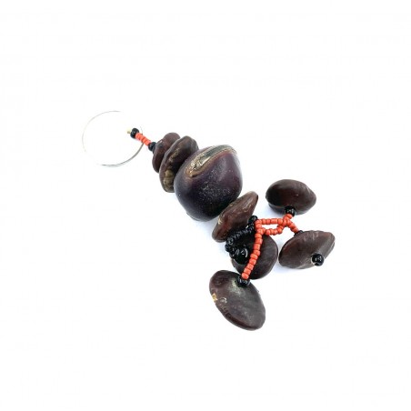 Porte Clés Graines Mucuna Mascate Burkina