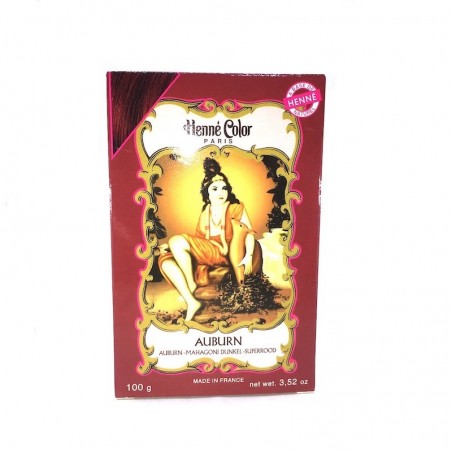 Henna Polvo Auburn Dye Colorante Natural Cabello Natural