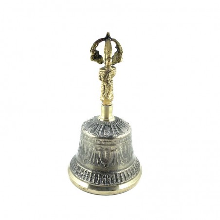Campana buddista tibetana o nepalese.