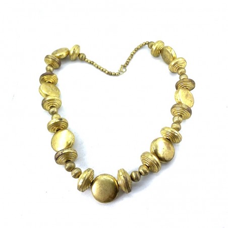 Antica collana in stile gioiello in oro antico