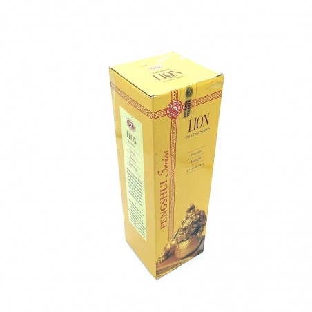 Box of 25 packs of Feng Shui Lion Courage incense sticks.