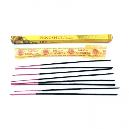 Feng Shui Lion Courage incense in sticks.