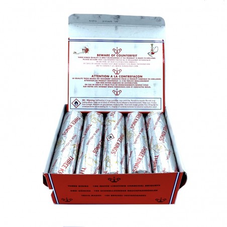 Caja de 10 rollos de carbón de Reyes Magos.