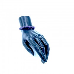 Pulsera de piedra de amatista
