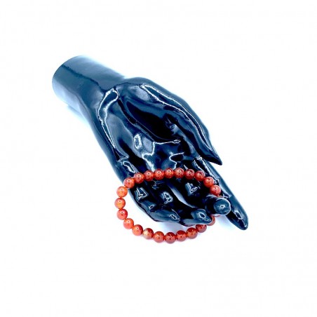 Armband aus authentischem, schützendem und beruhigendem Karneolstein.