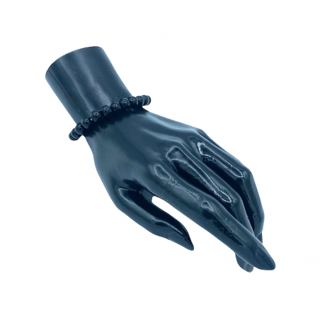Schwarzes Onyx-Steinarmband für Kontrolle und Verantwortlichkeit.