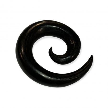 Piercing étnico areng madera espiral
