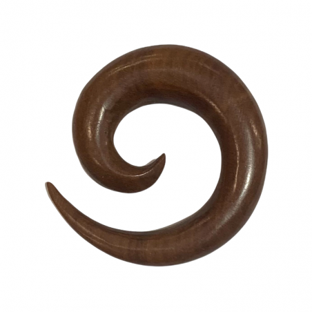 Piercing a spirale in legno di sawo