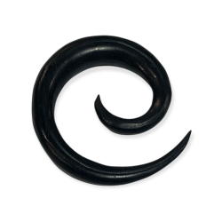 Areng wood spiral piercing