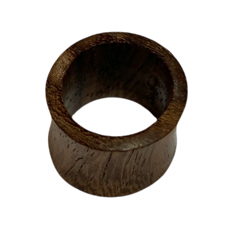 14 mm Piercing túnel de madera de teak