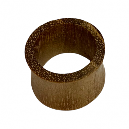 18 mm Piercing túnel de madera de teak