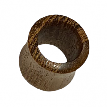 12 mm Piercing tunnel in legno di teak