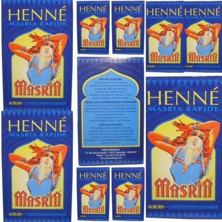 Menge Schachteln Henna Auburn Farbe Färbung Haar 