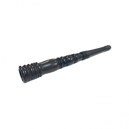 Shilom indio largo en madera negra.