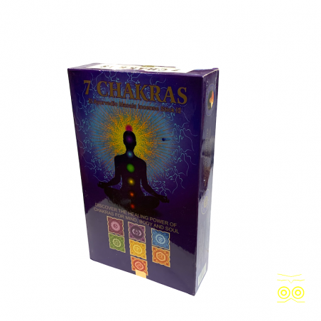 Caja de varitas de incienso 7 chakras