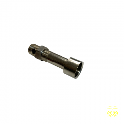 Tubo metallico trasformabile in bullone.