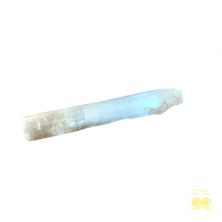 Stick di selenite per ricaricare le pietre e praticare yoga e reiki.