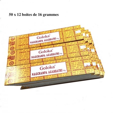 Boite d'encens de la marque Goloka en bâtons.