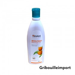 De-stressing massage oil from the Himalaya brand.