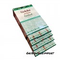 Lot de 12 boite d'encens patchouli Goloka ayurvedique.