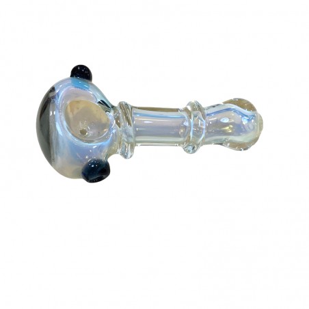Handmade blown glass pipe.