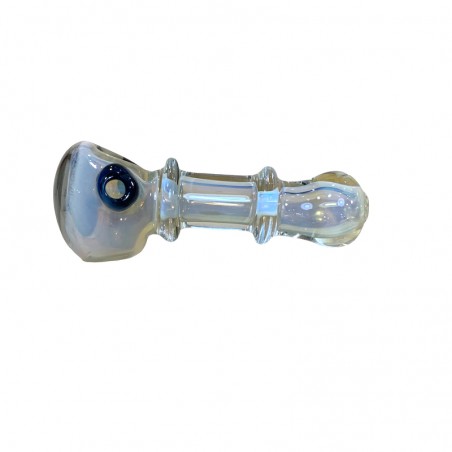 Handcrafted Indian glass pipe.