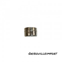 Silver metal box for pills.