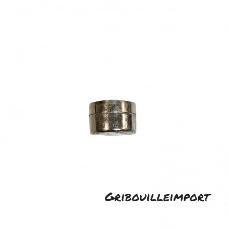 Silver metal box for pills.