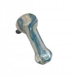 Pipa de vidrio soplado para cannabis y cbd.