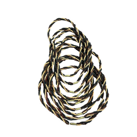 10 bracciali per collane in legno naturale
