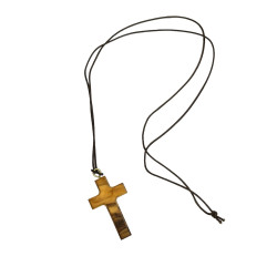 Christliches Kreuz aus Olivenholz
