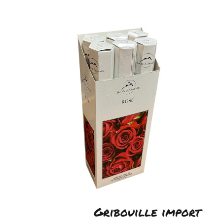 Encens indien à la senteur rose en paquet de 6