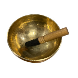 Ciotola buddista cantante gigante in bronzo
