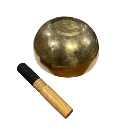 Ciotola buddista cantante gigante in bronzo