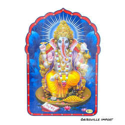 Adesivo Divinità Ganesh Doppio Volto