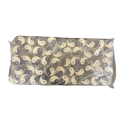 50 Gold Metal Yin Yang Boxes