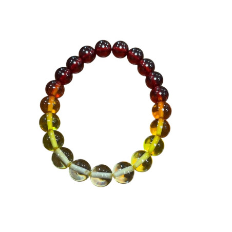 Bracciale in ambra baltica a sfere