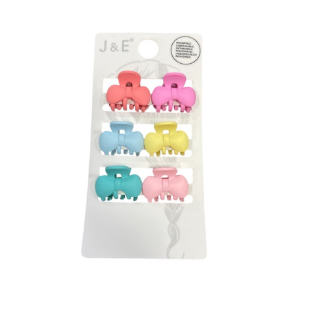 Mini pinces à cheveux colorées pour enfant.