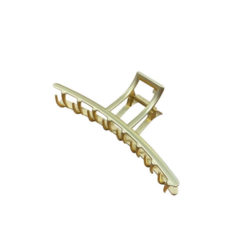 Fascia per capelli lunga in metallo dorato